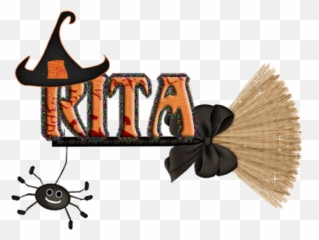 Rita Name Graphics And Gifs - Witch Hat Emoji,Emoticon Del Nacimiento De Jesus
