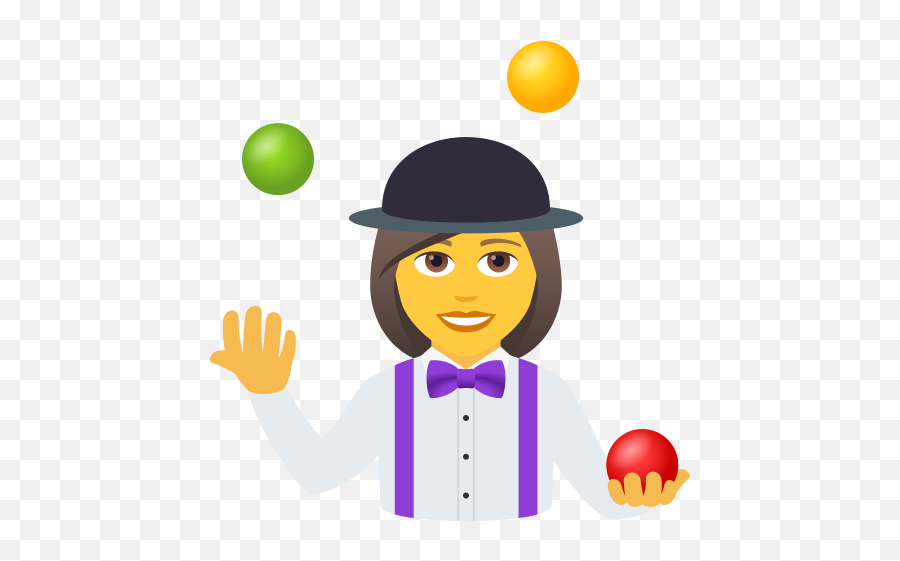 Emoji U200d Malabarismo De Mujeres Wprock - Woman Juggling Gif,Sombrero Emoji