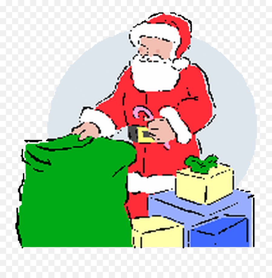 Santa Clipart Secret Shop - Gifts Png Download Full Size Emoji,Emoji Christmans Party