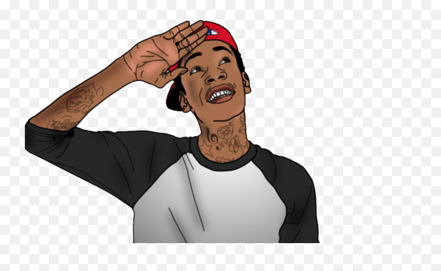 Wiz Khalifa Cartoon - Cartoon Wiz Khalifa Png Emoji,Wiz Khalifa Emoji