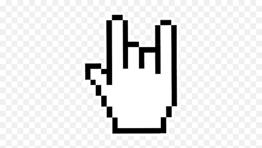 Rock Hand For Web Sticker - Sticker Mania Emoji,How To Do The Rock Hand Emoticon