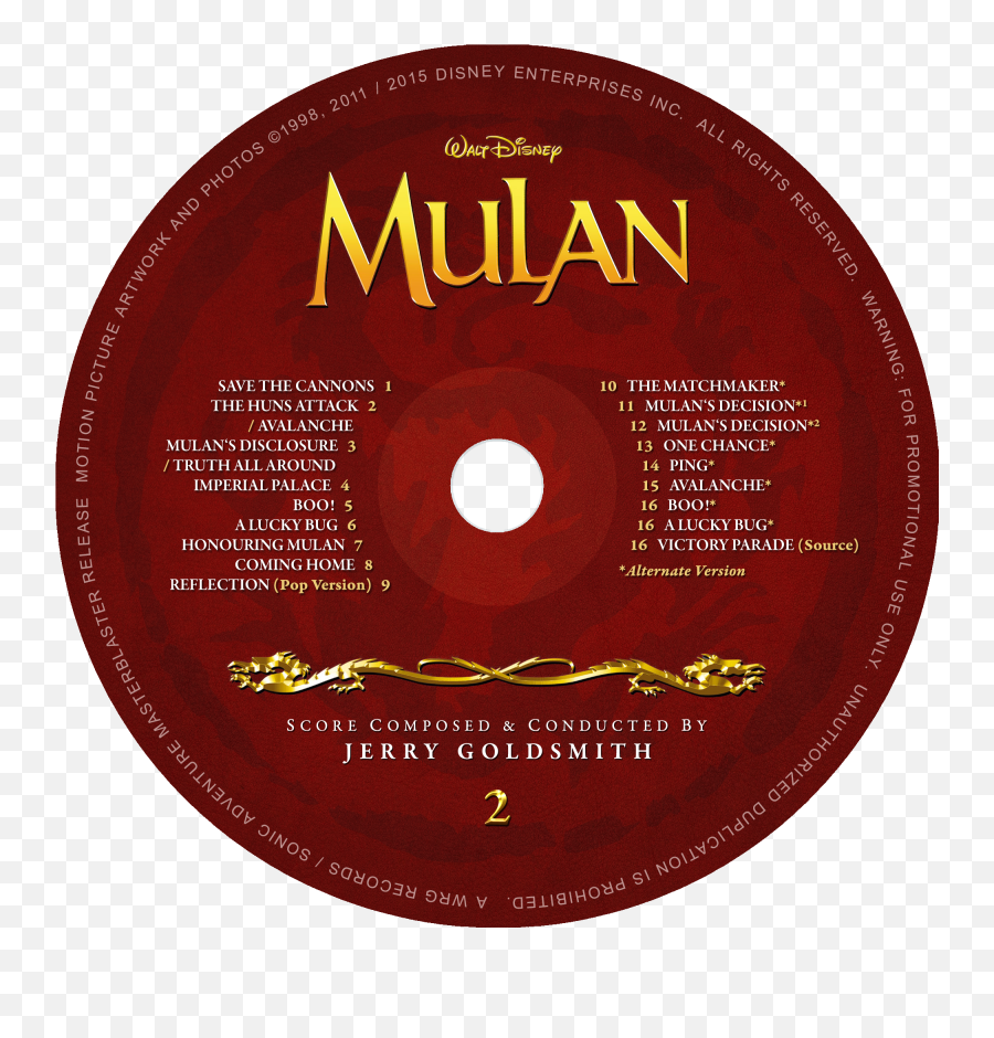 Mulan Deluxe Editionu201d By Jerry Goldsmith U2013 Hqcovers Emoji,Mulan Song In Emojis