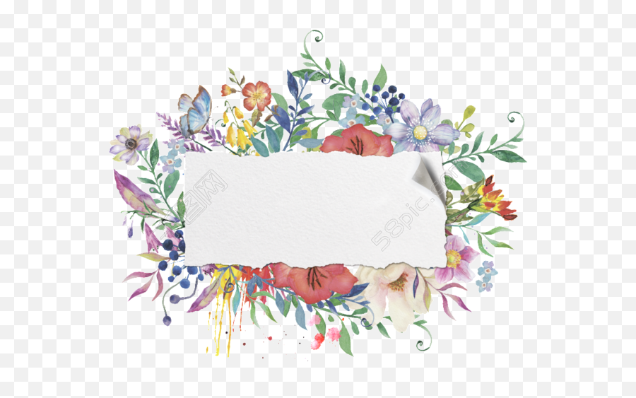 Boquet Bouquet Watercolor Sticker Emoji,Boquet Emoji