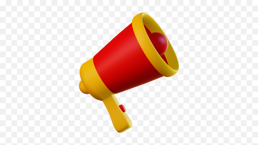 Premium Megaphone 3d Illustration Download In Png Obj Or Emoji,Megapbhone Emoji