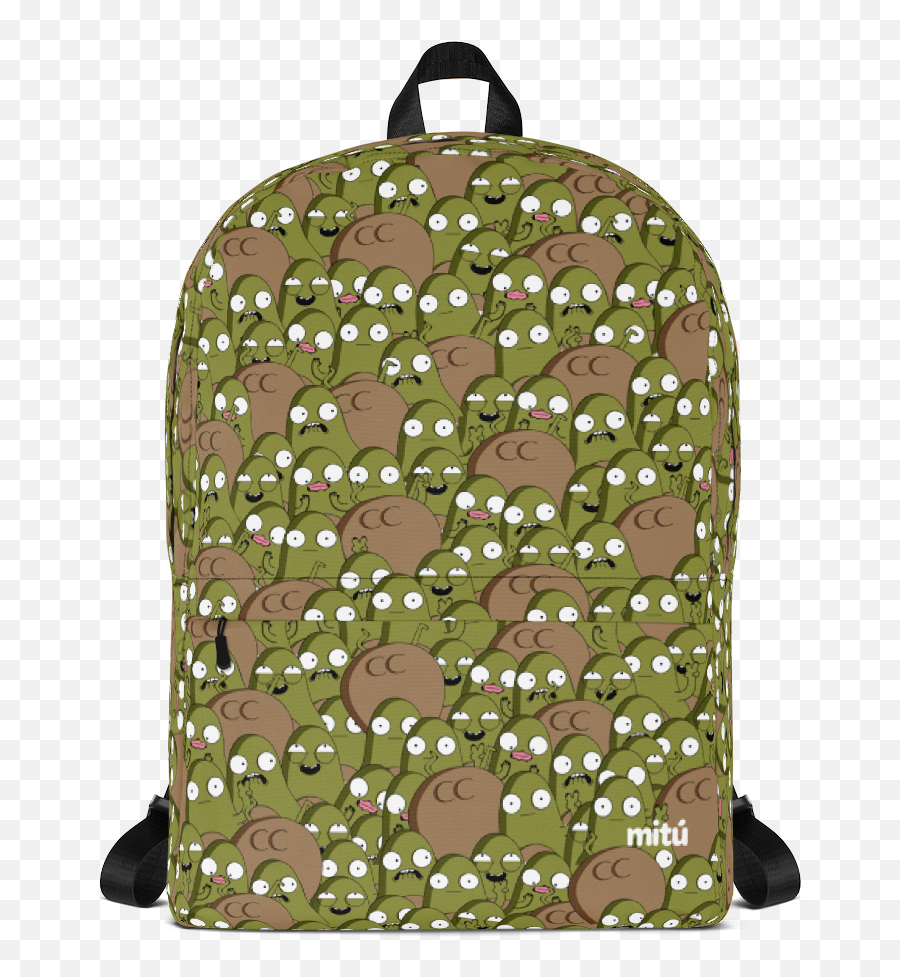 Guacardo Backpack - Backpack Emoji,Denim Emoji Backpack