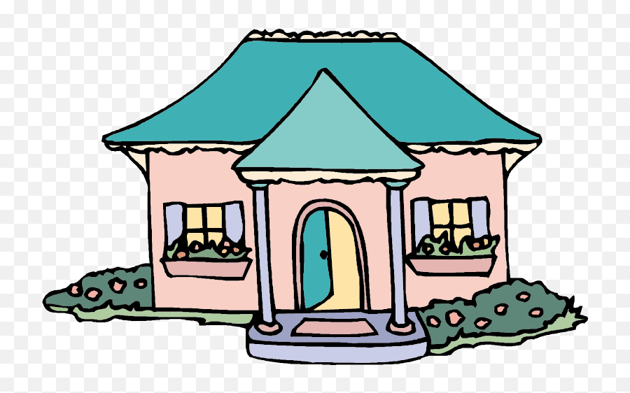 Houses Vector Cartoon Illustration Free Frame In 2020 - Hình Ngôi Nhà Hot Hình Emoji,Erection Emoji