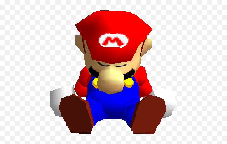 Mario 64 Gif Transparent Emoji,Kilroy Was Here Emoji