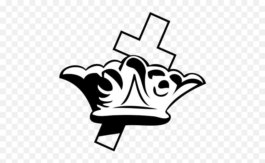 Greeek Symbol For - Cross And Crown Emoji,Inverted Cross Emoji