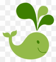 Green Whale Clip Art At Clker Emoji,Whale Face Emoticon