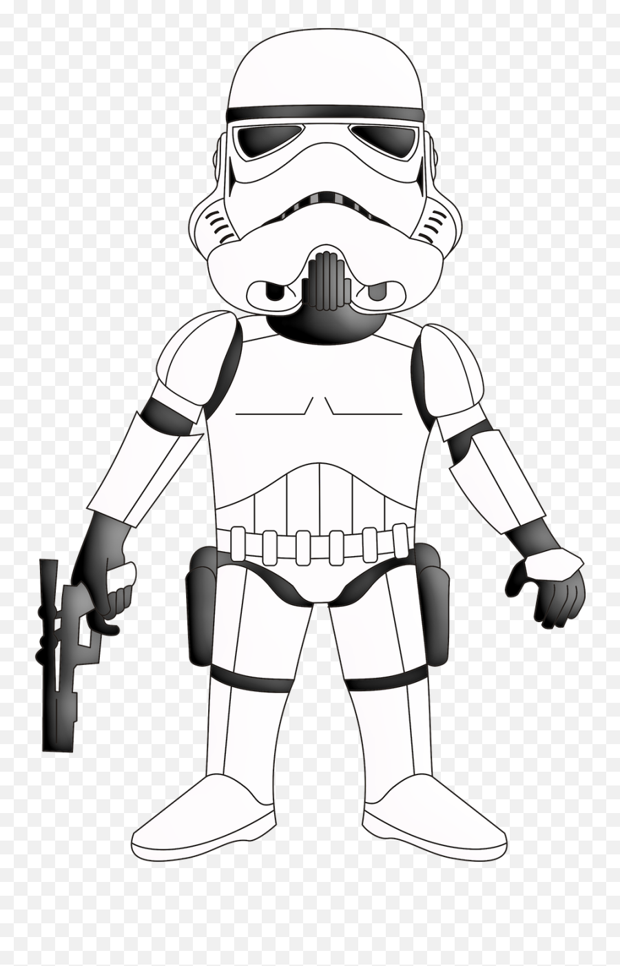 Star Wars Drawings - Star Wars Desenho Png Emoji,Clone Trooper Emojis