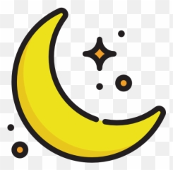 Index Of - Gif Moon Smiling Transparent Emoji,Ø = Emoticon