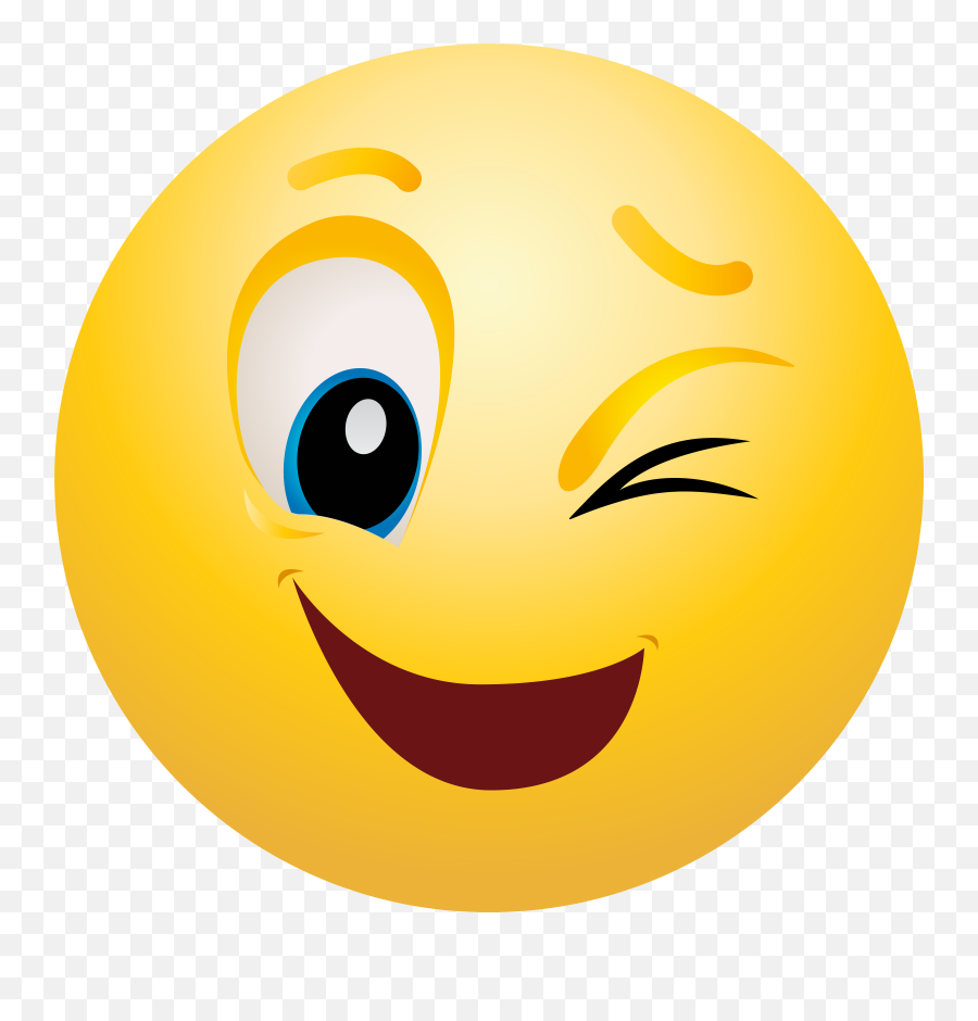 Funny Face Emoji Smiley Png Winking,Happy Face Emoji