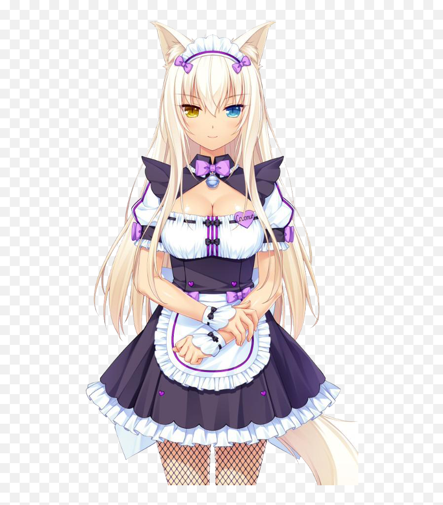 Coconut Nekopara Neko Cat Sticker By Little Freak - Nekopara Coconut Emoji,Freaked Out Anime Emoji