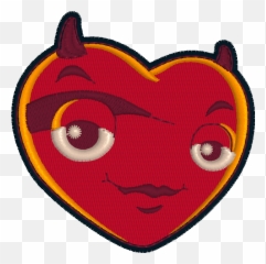 Attitude Heart - Happy Emoji,Emoticon Machine Embroiderydesigns