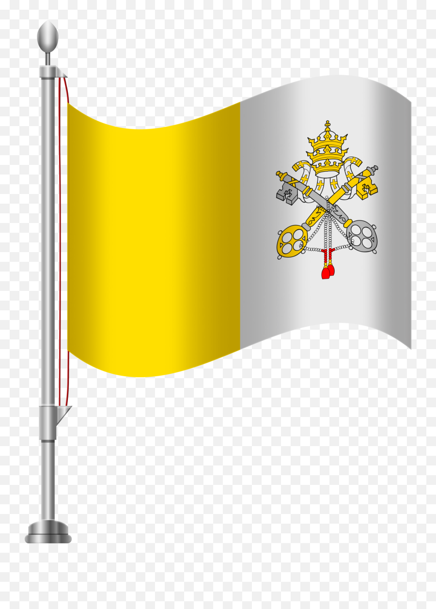 Vatican City Flag Png Clip Art - Vatican City Flag Transparent Background Emoji,Switzerland Flag Emoji