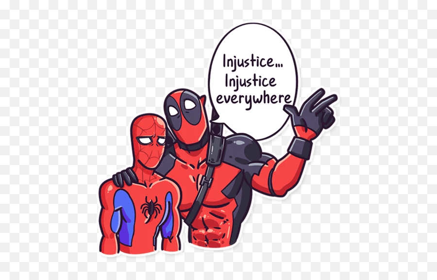 Telegram - Injustice Injustice Everywhere Deadpool Emoji,Meep Emoji