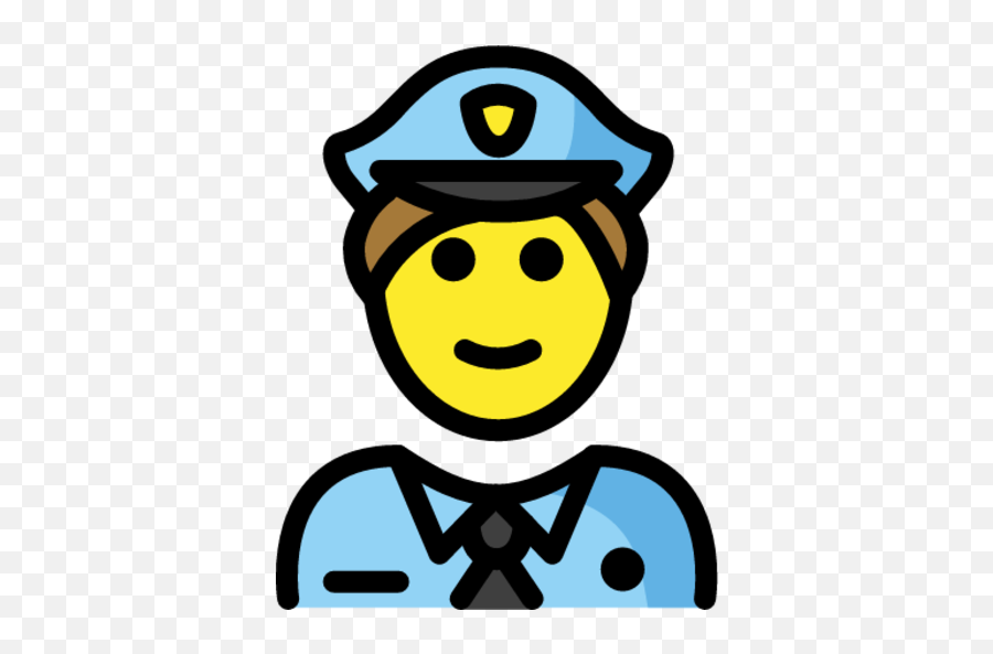 Man Police Emoji - Police Officer,Lolice Emoji