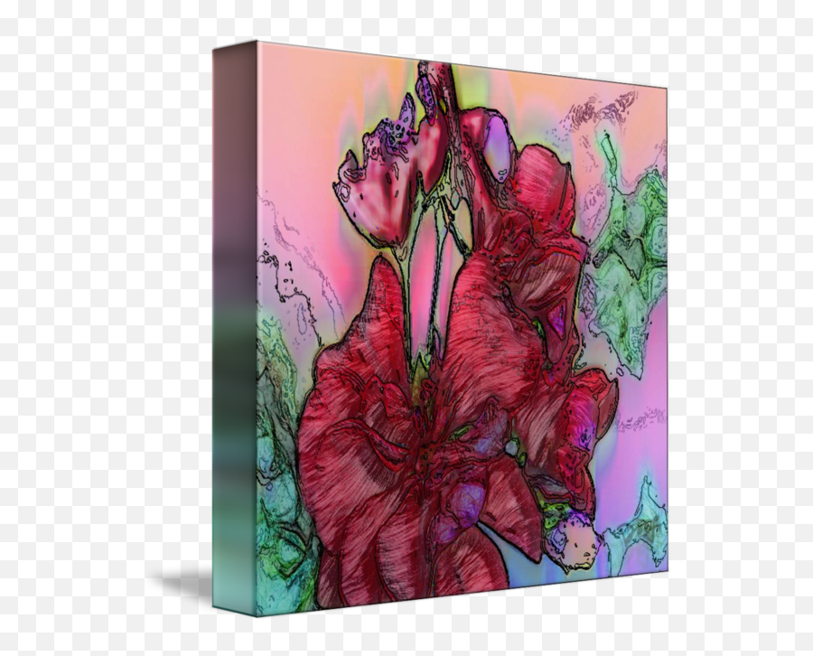 Geranium By Deanne Flouton - Fine Arts Emoji,Impressionistic Expression Of Emotions