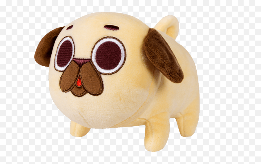 Puglie Pug Face - Novocomtop Plush Stuffed Animal Pug Emoji,Puglie Pug Emojis