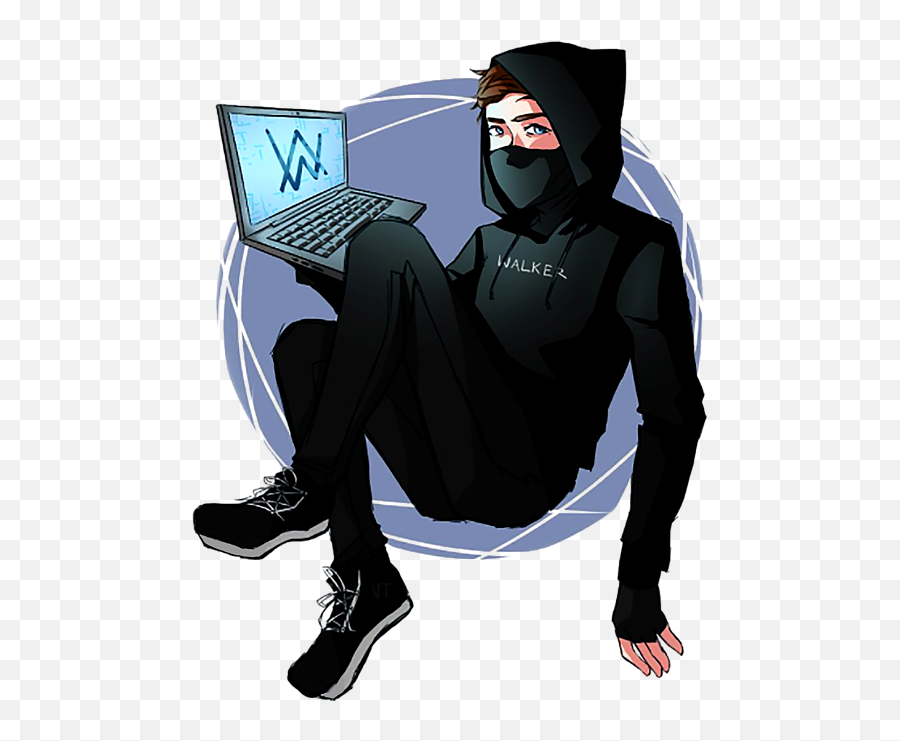 Alan Walker Carry - All Pouch Alan Walker Cartoon Png Emoji,Deez Nuts Emoticon