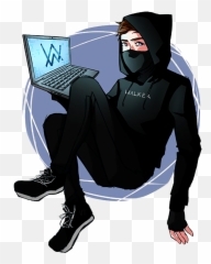 Alan Walker Carry - All Pouch Alan Walker Cartoon Png Emoji,Deez Nuts Emoticon