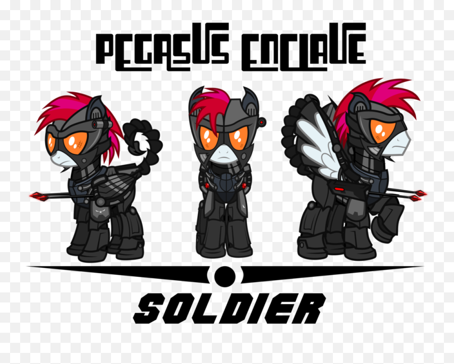 Fallout Equestria Enclave Soldier - Visual Fan Art Mlp Forums Fictional Character Emoji,Fall Out Emoji