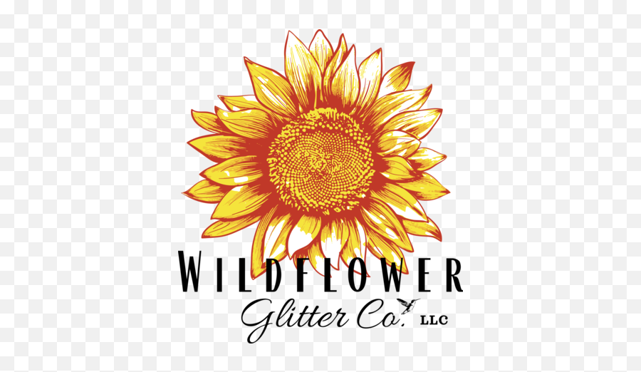 Wild Sunflower U2013 Wildflower Glitter Co Llc - Language Emoji,Facebook Sunflower Emoticons