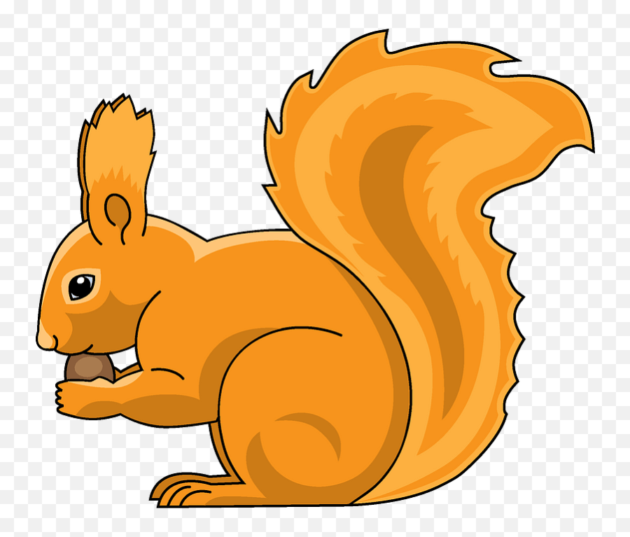 Squirrel Clipart - Squirrel Clipart Png Emoji,Squrrel Emoji