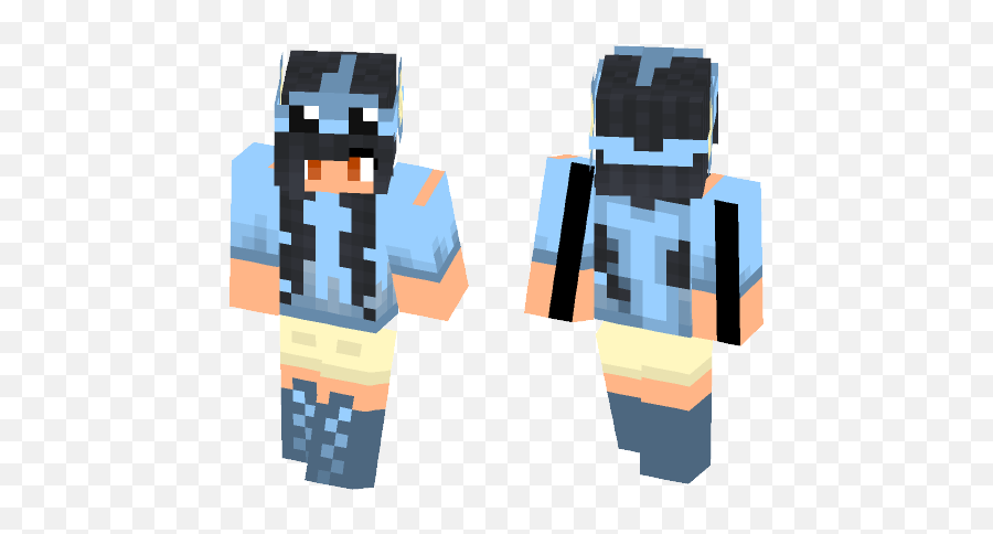 Download Aphmau Remake Vaporeon Costume Minecraft Skin For Emoji,Aphmau No Emotions