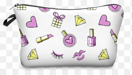 Womens Make Up Bag Cosmetics Pouch - Meikkipussi Emoji,Emoji Makeup Bag
