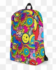 Hippie Backpack - For Teen Emoji,Emoji Backpack For Sale
