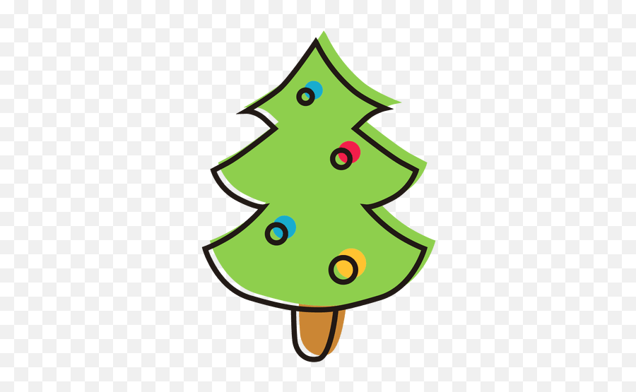 Christmas Tree Cartoon Icon 15 Transparent Png U0026 Svg Vector Emoji,Emoticon De Navidad Para Facebook