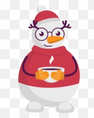 Cute Snowman In Glasses Clipart Free Download Transparent Emoji,Frosty The Snowman Emoji