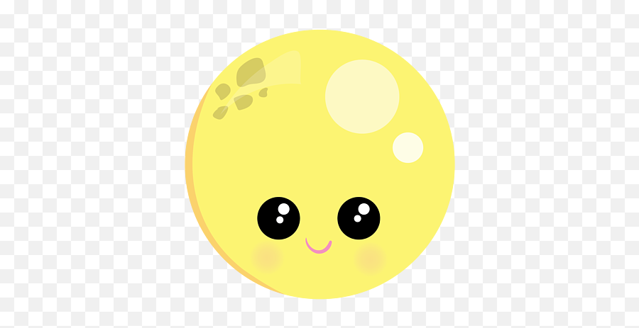 Kawaii Weather Kawaii Full Moon Puzzle For Sale By Stacy Emoji,Constellation Emoticon