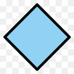 Large Blue Diamond Emoji - Horizontal,Large Eyes Emoji