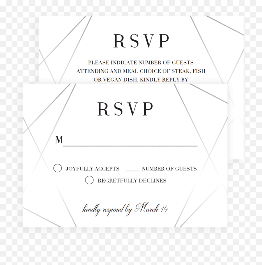 Silver Wedding Response Cards Instant Download - Horizontal Emoji,Wedding Emoji Pictionary