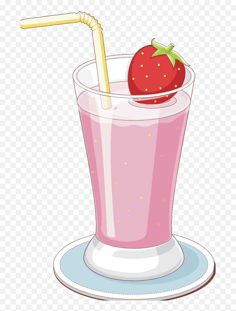 Smoothies Clipart Clipground Jpg - Strawberry Banana Smoothie Clipart Emoji,Milkshake Emoji