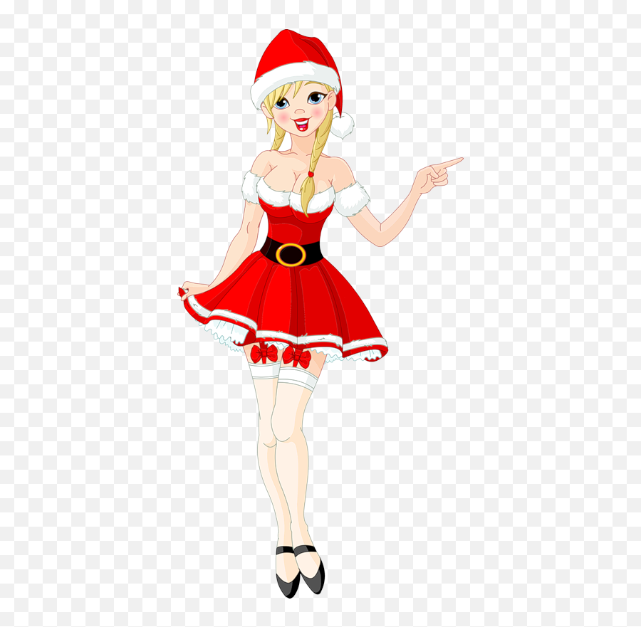 Pin On - Christmas Dress Cartoon Emoji,Mrs Claus Emoji