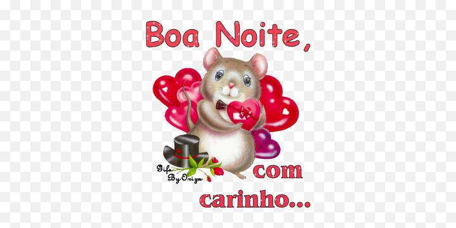 Boa Noite - Cia Dos Gifs Bonne St Valentin Gif Emoji,Imagenes De Emoticon Mugsy Gif