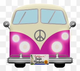 Vw Van California Hippie Peace - Commercial Vehicle Emoji,Vw Hippie Emoji