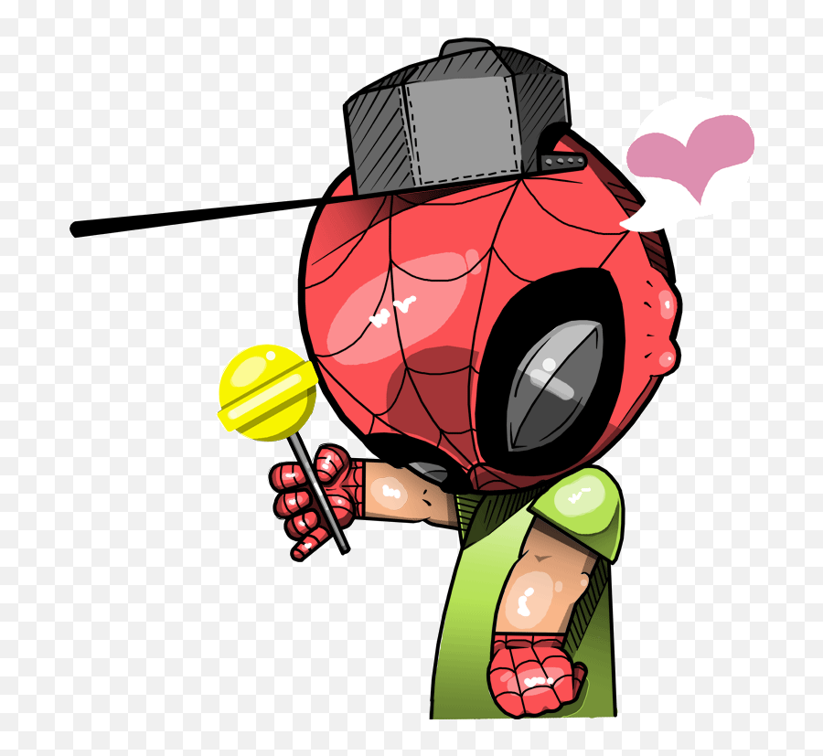 Spidey Spiderman Mide Midovski 2017 Graffiti Gif Okay - Fictional Character Emoji,Emoticons E3