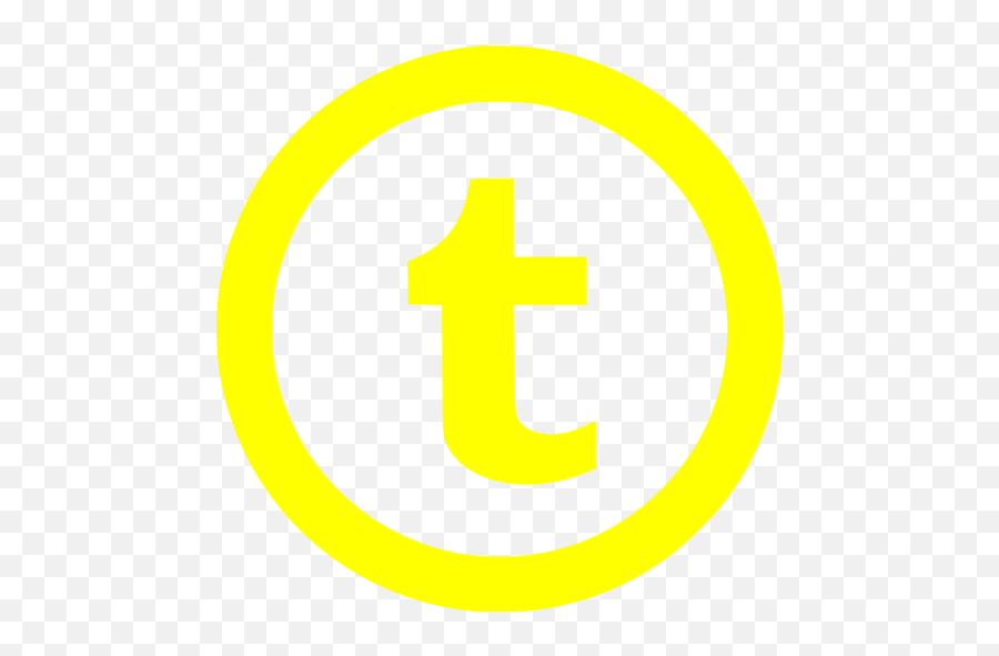 Yellow Tumblr 5 Icon - Pastel Yellow Tumblr Logo Emoji,Overlord Emoticon Tumblr