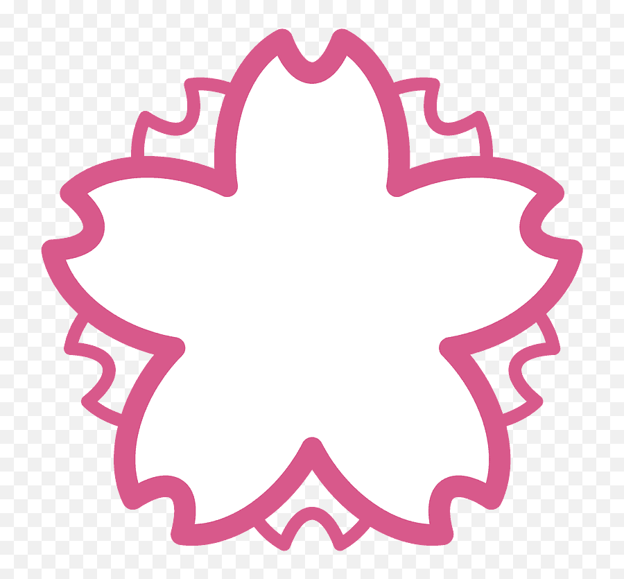 White Flower Emoji - Girly,Pink Flower Emoji
