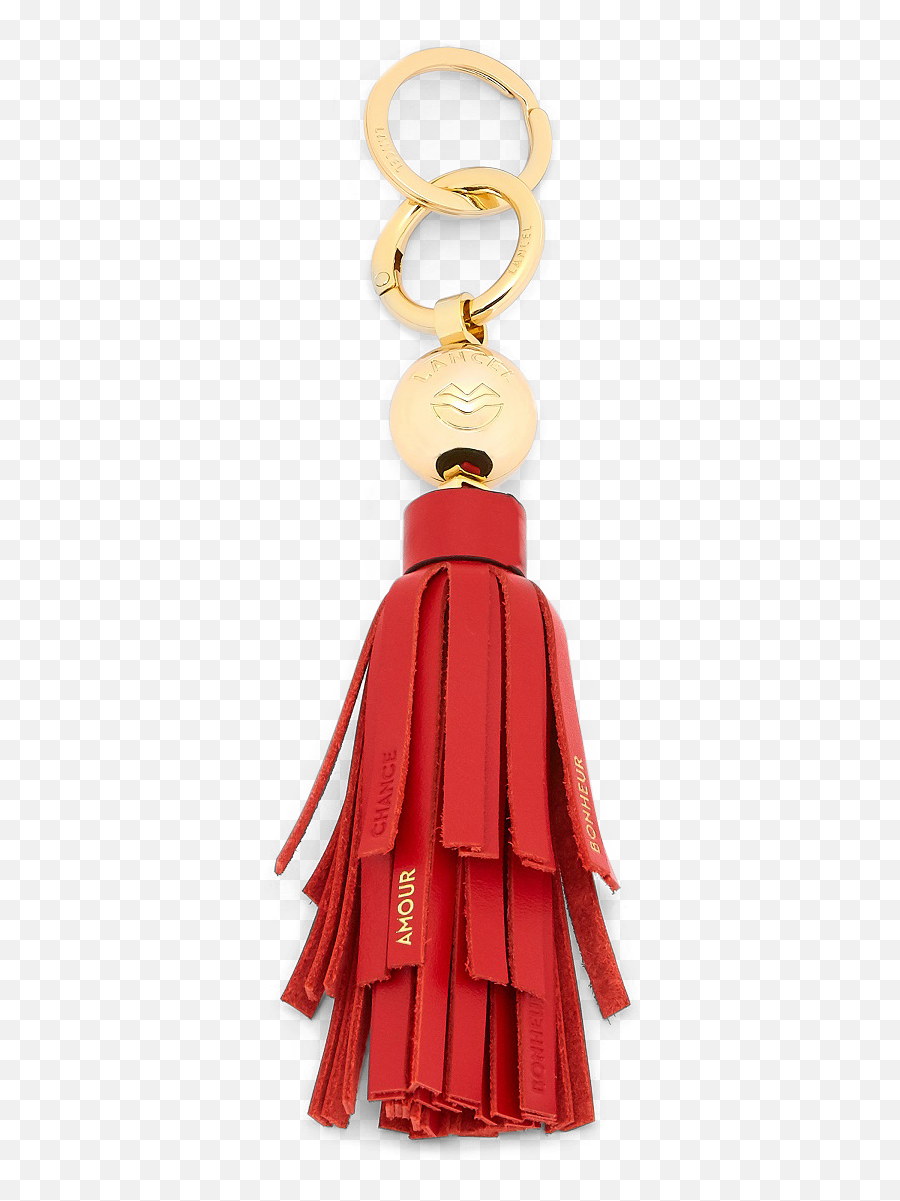 Pom - Pom Key Ring Porte Cle Lancel Rouge Emoji,How To Type In Pon Pon Emoticon