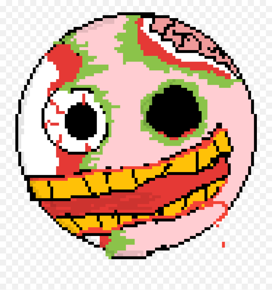 Pixilart - Zombie By Imbackithink Happy Emoji,Im Cool Emoticon