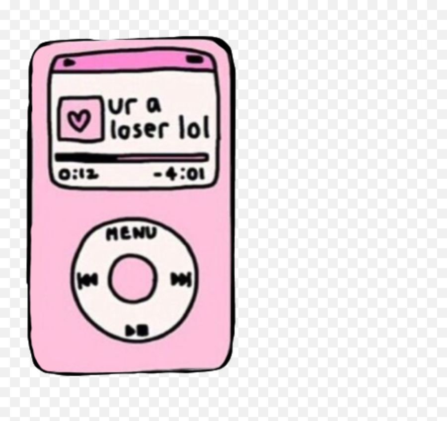 Sketch Interesting Music Pink Sticker By Lillystyles - Ipod Emoji,Do You Have Emojis On A Ipod