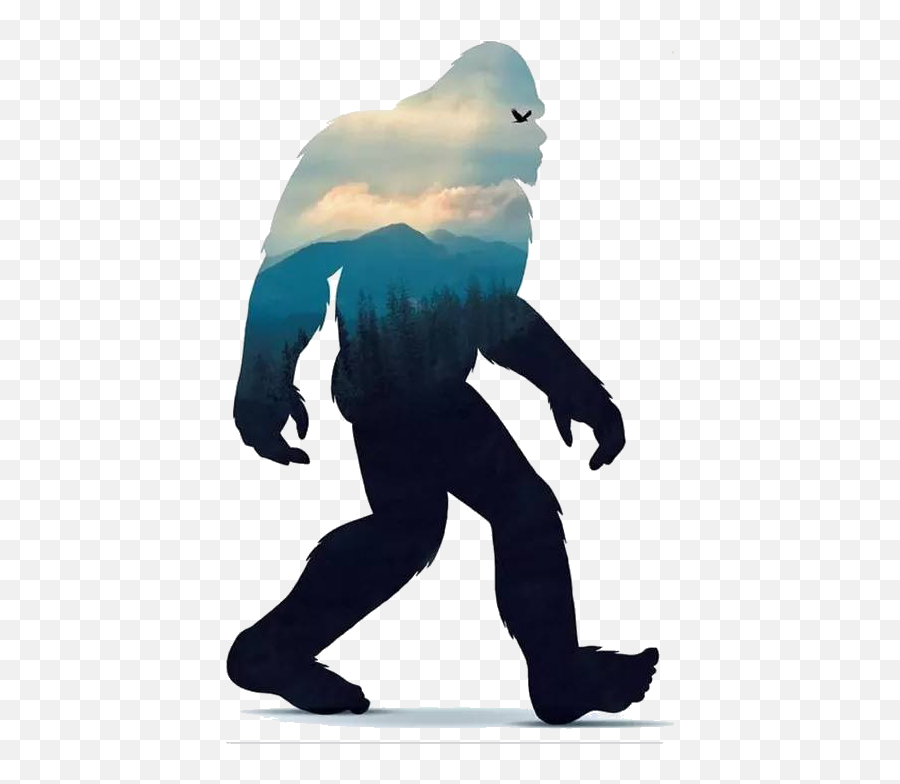 Bigfoot Adhesive Tape Car Decal Sticker - Bigfoot Stickers Emoji,Sasquatch Emoji