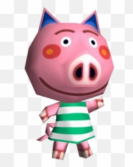 Curly Clipart Appearance - Animal Crossing Curly Emoji,Leaf Pig Emoji