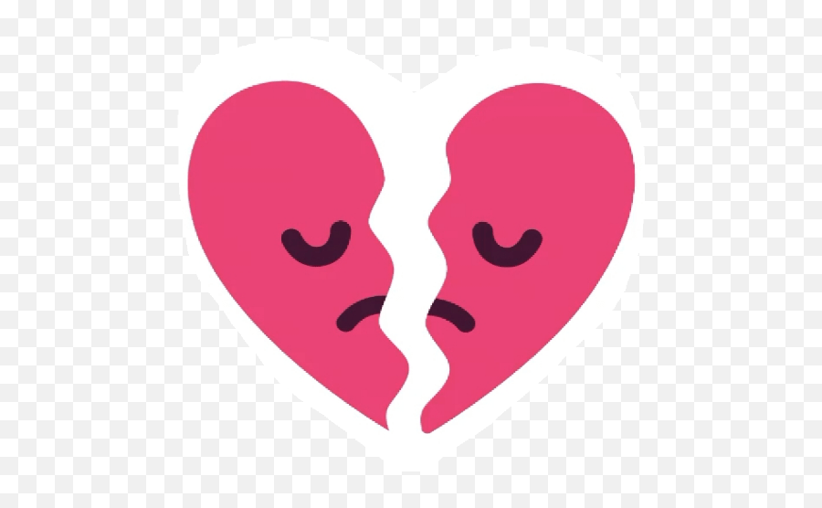 Coração Heart - Broken Heart Emoji,Emoticons Coração