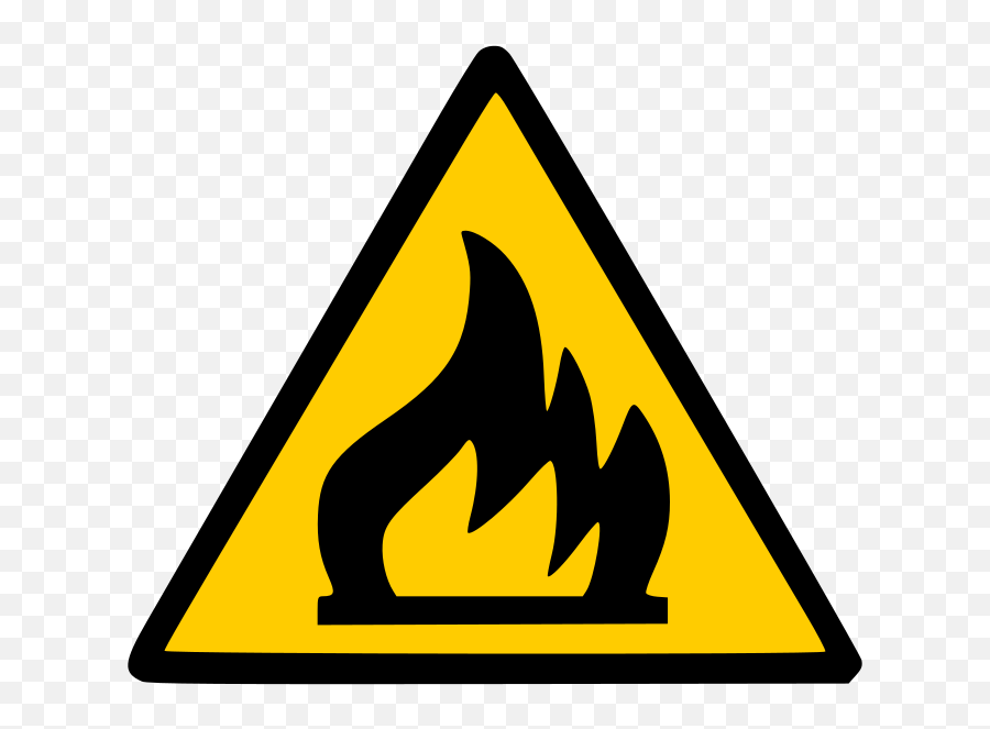 Flame Warning Sign Clipart Free Svg File - Svgheartcom Risk Of Fire Warning Emoji,Fire Outline Emoji